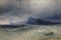 roches de la mer 1889 Romantique Ivan Aivazovsky russe